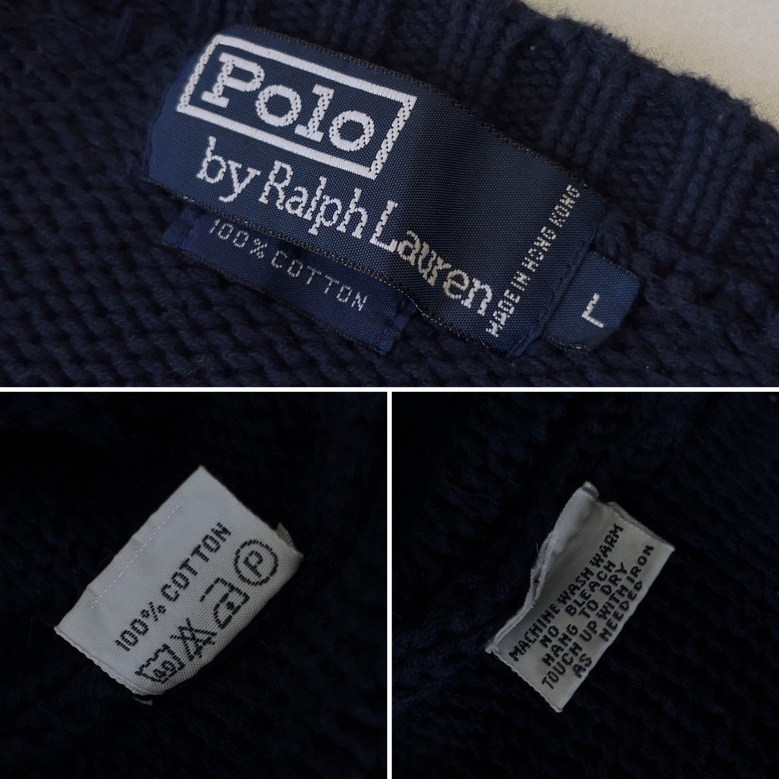 90s 香港製 Polo by Ralph Lauren ポロバイラルフローレン 星条旗