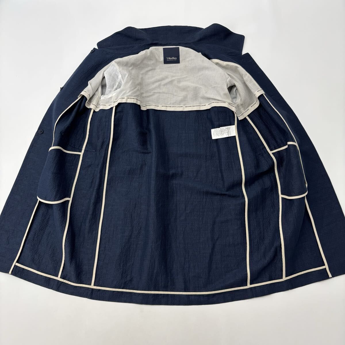 S Max Mara エス マックスマーラ シルク 混 スプリング コート