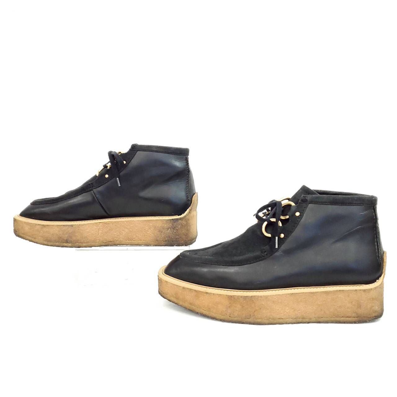 ステラマッカートニー 厚底 クレープソール レザー スエード エリス