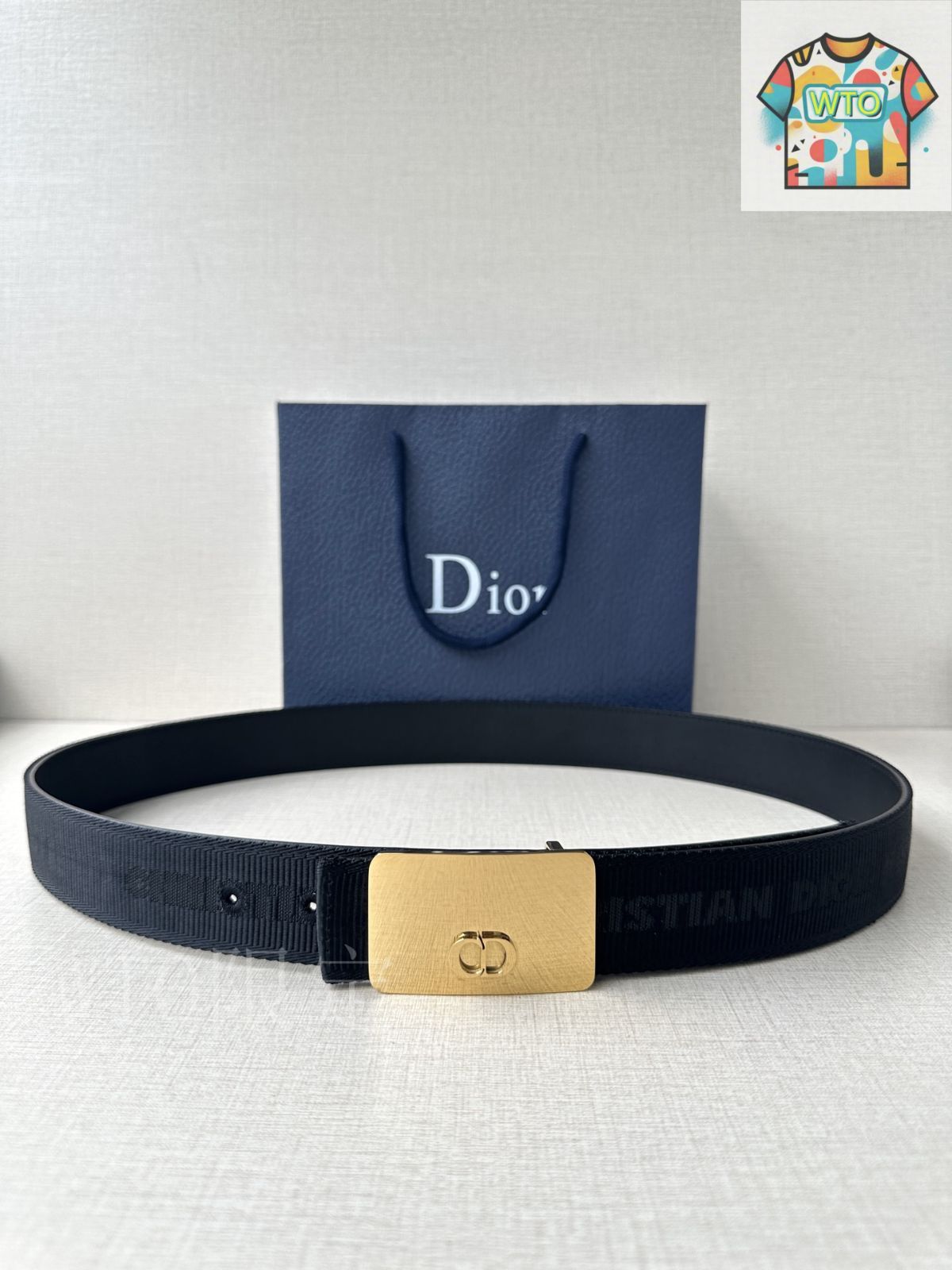 今日特価】Dior CD Icon メタルベルトバックル - メルカリ