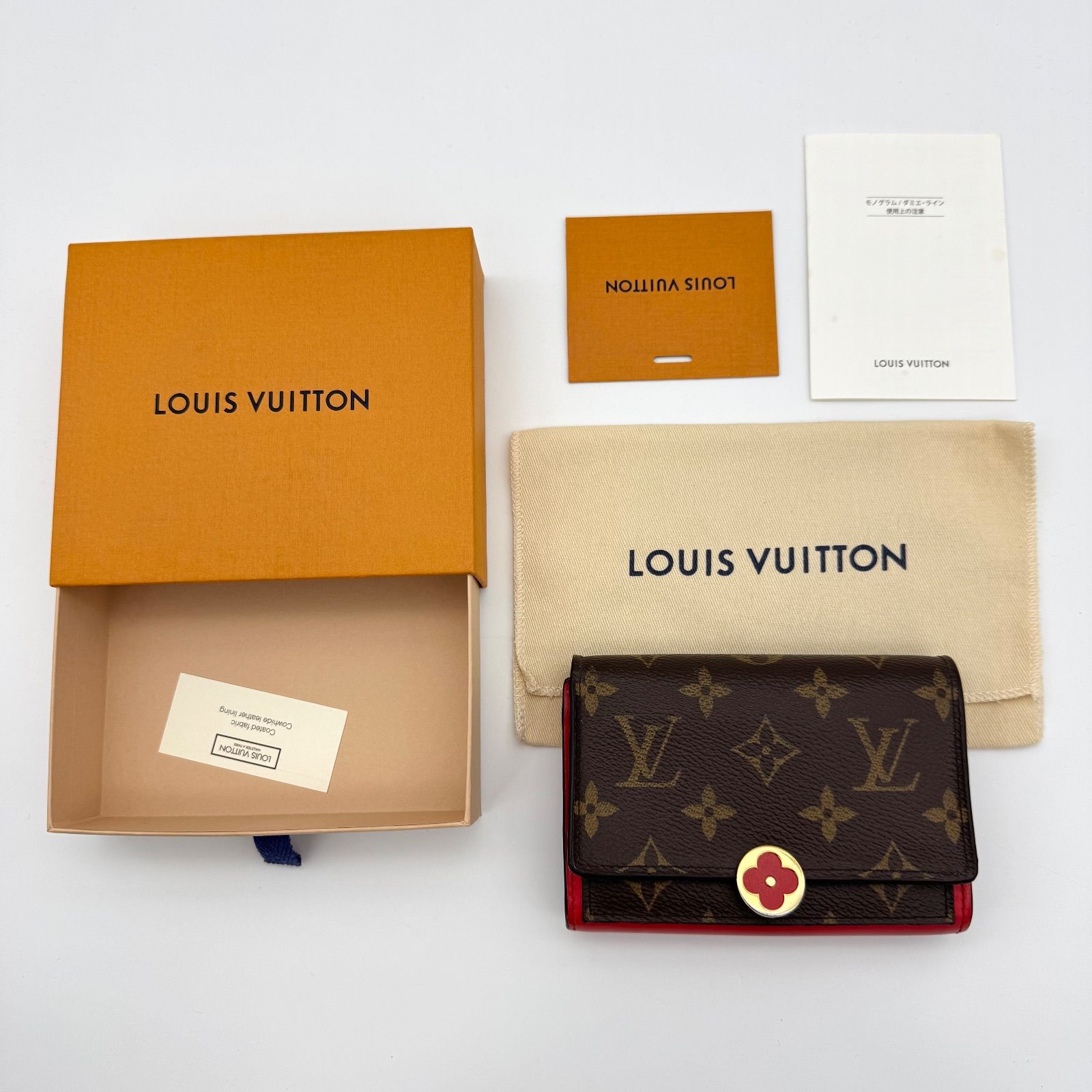 箱付き】ルイヴィトン LOUIS VUITTON 折財布 モノグラム