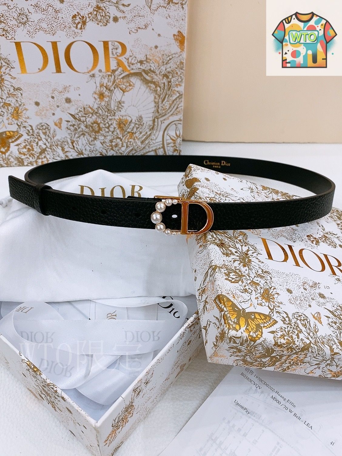 今日特価】Dior Saddle Belt ダブルフェイスレザーベルト - メルカリ