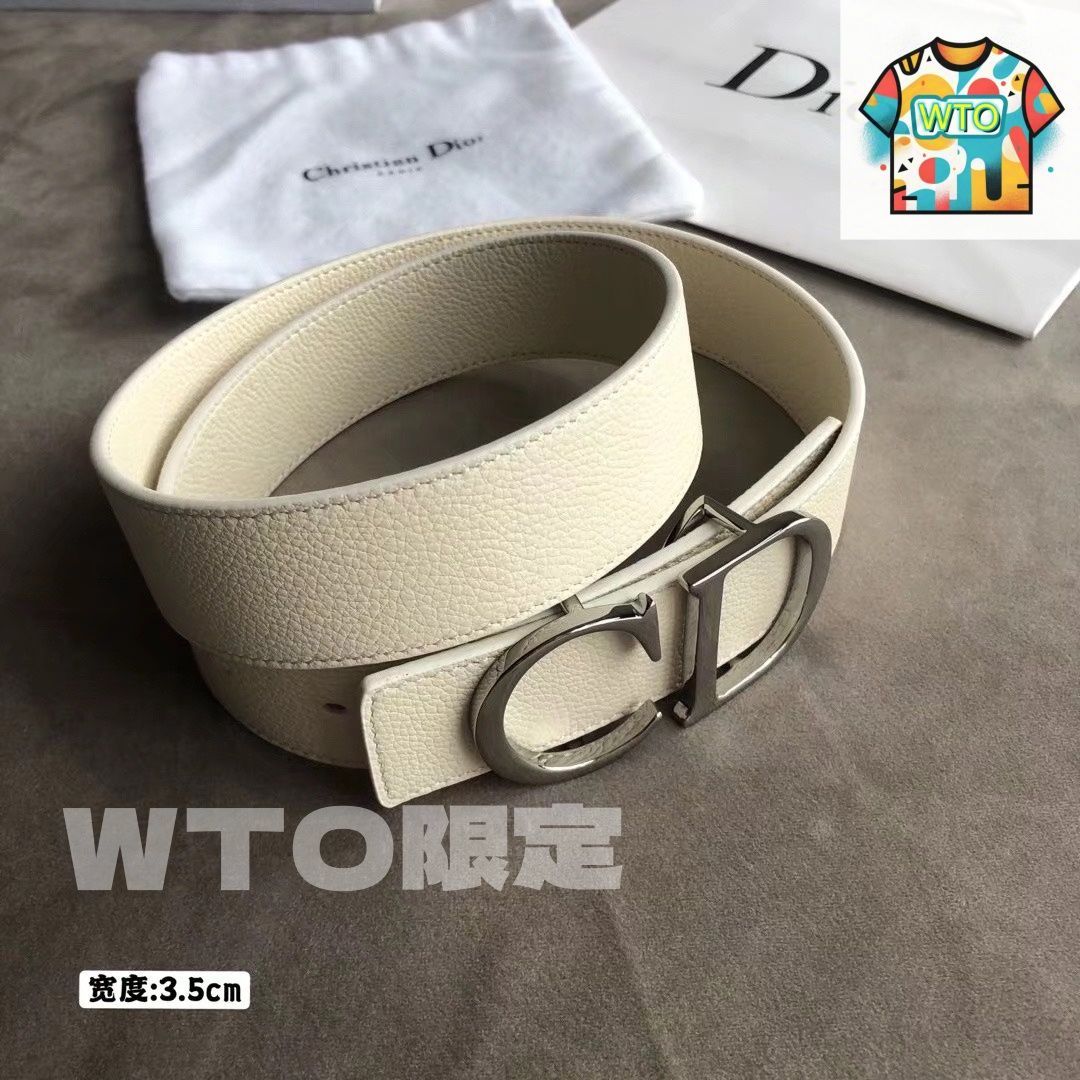 今日特価】DIOR ダブルフェイスユニセックスベルト - メルカリ