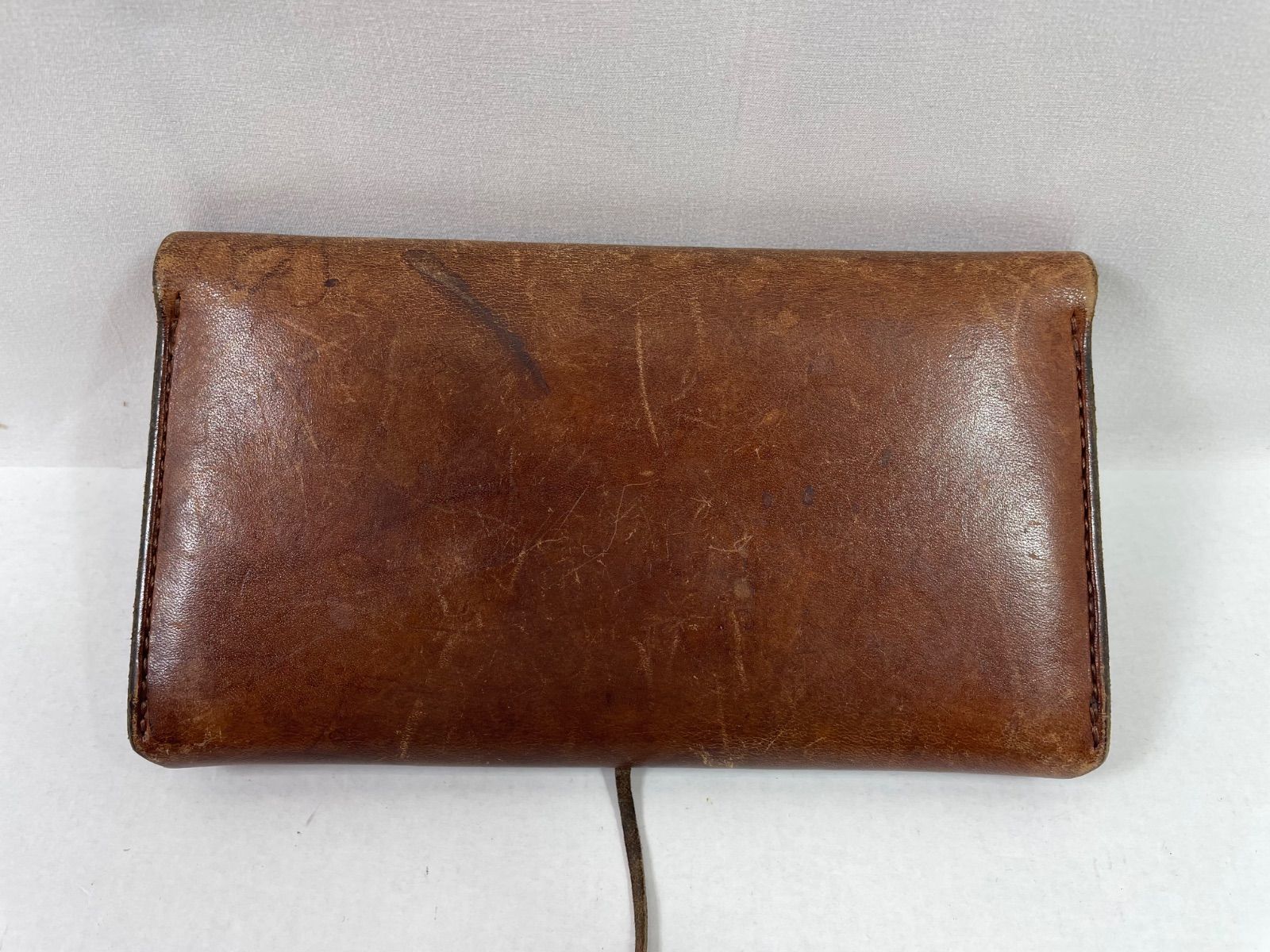 A2096・ゴローズ Goro's 長財布 中古品 ※ファスナー取手部品カケあり