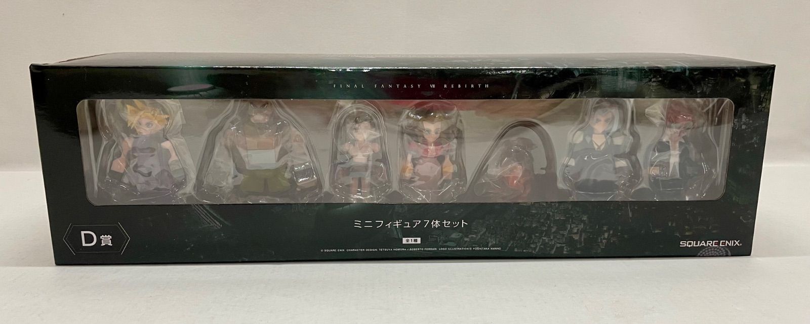 FINAL FANTASY VII くじ D賞 ミニフィギュア7体セット 2箱 FINAL