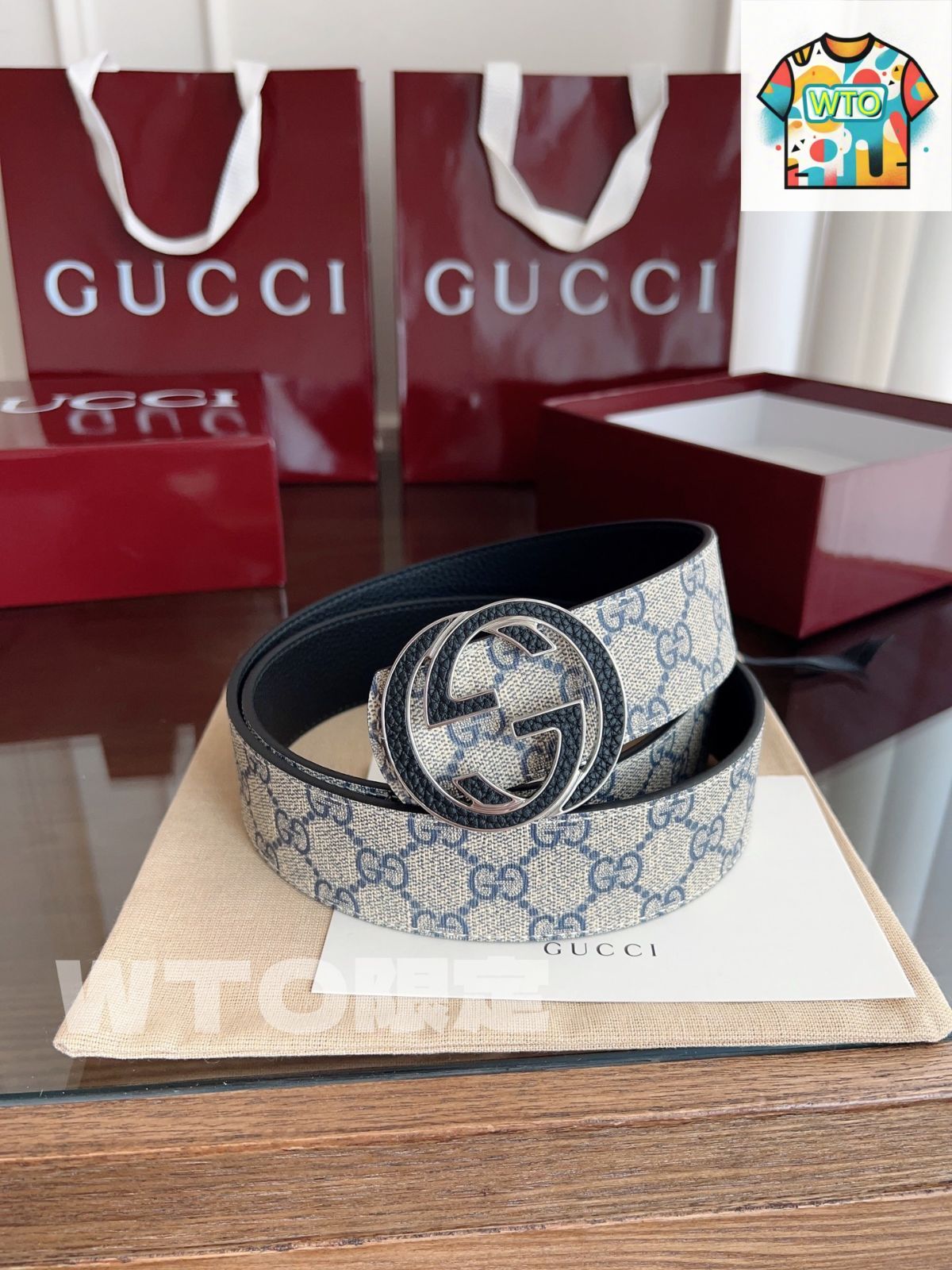 今日特価】Gucci ダブル G バックルニューベルト - メルカリ