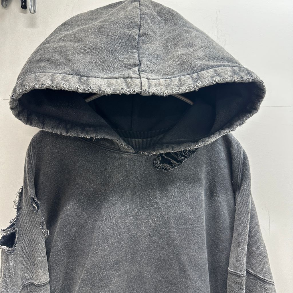 ANCELLM アンセルム AGING CRASH HOODIE クラッシュパーカー ANC-CT69