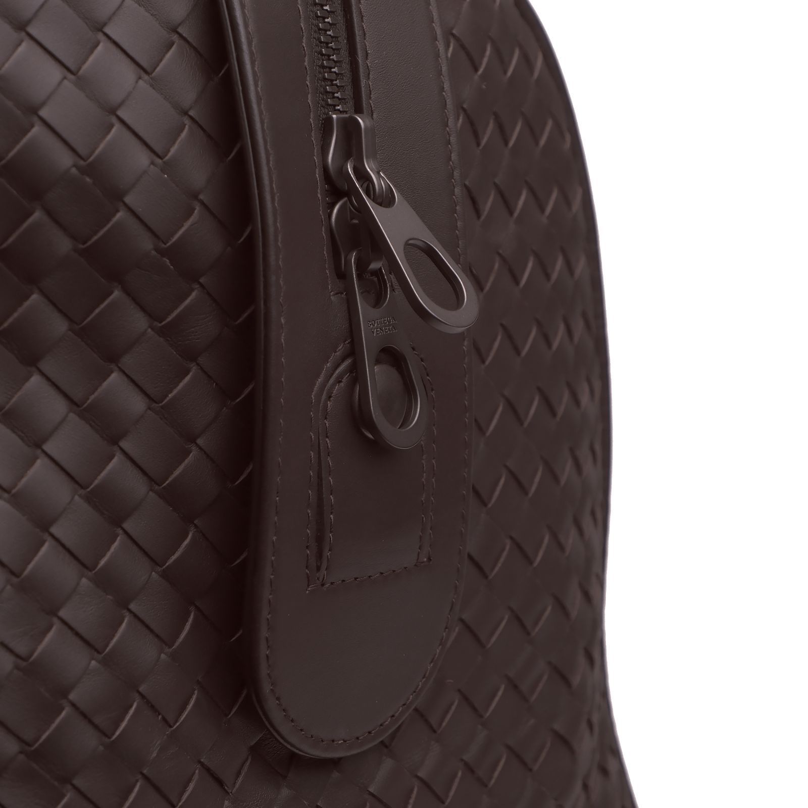 中古】【未使用品】Bottega Venetaイントレチャートレザーボストン 