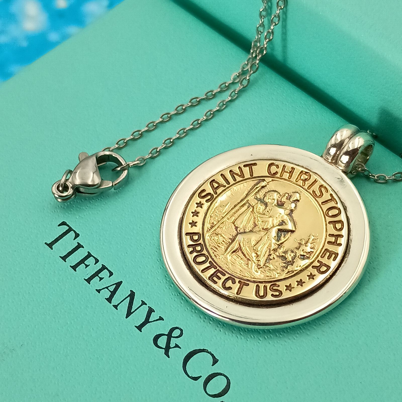 ティファニー ティファニー TIFFANY セントクリストファー コイン 