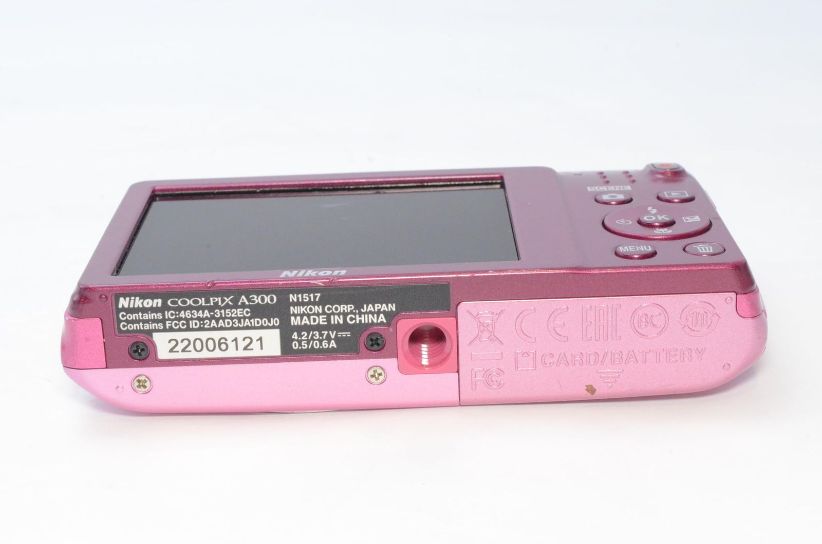 特価品】Nikon ニコン coolpix A300 ピンク 光学8倍ズーム 2005万画素