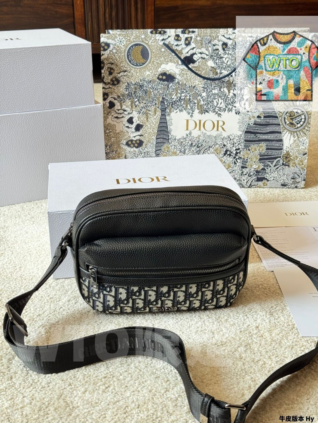 今日特価】Dior Men's Messenger Bag ディオール メンズ