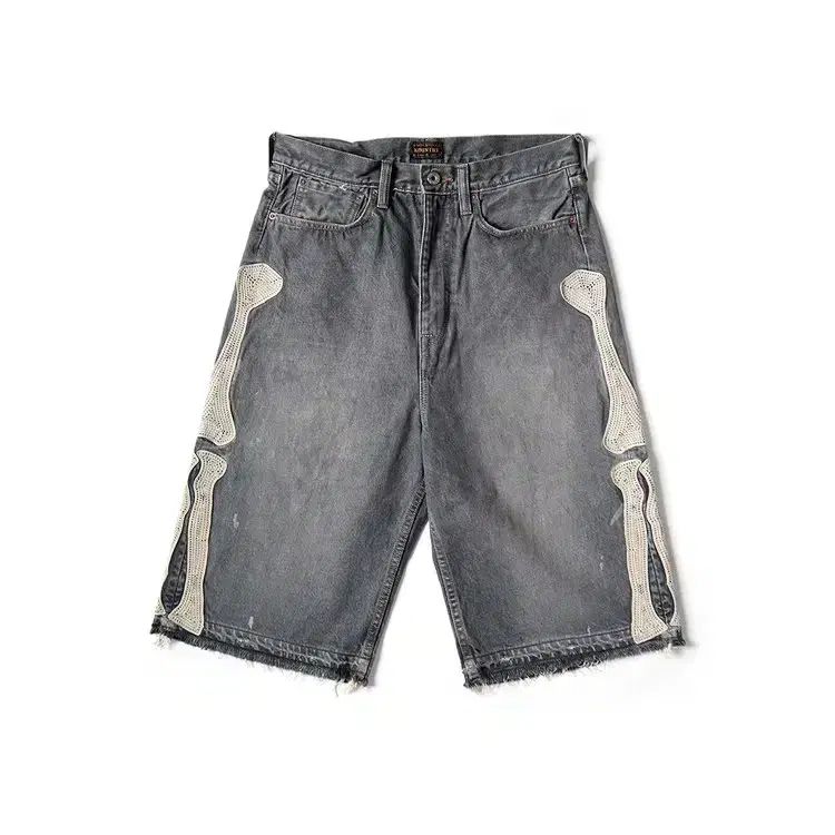 [36] KAPITAL BONE デニムショーツ　黒 KAPITAL 14oz Black Denim 5P Shorts (BONE) PRO | HAVEN