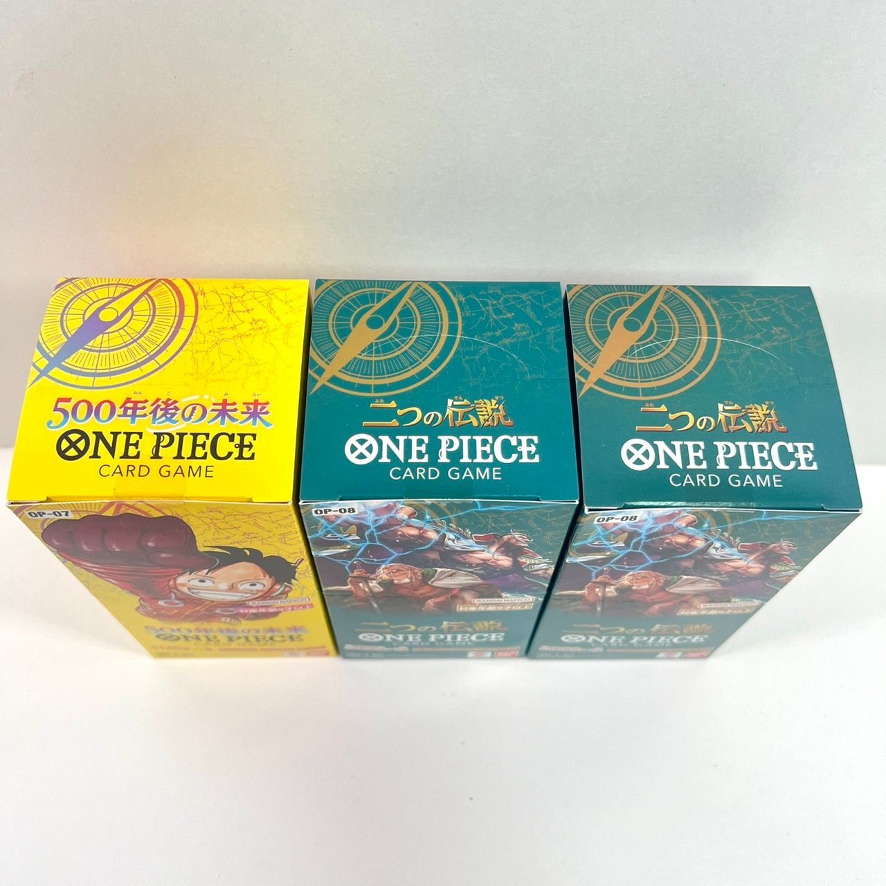 ONE PIECEカードゲーム 500年後の未来 + 二つの伝説 (2BOX) 合計3BOX