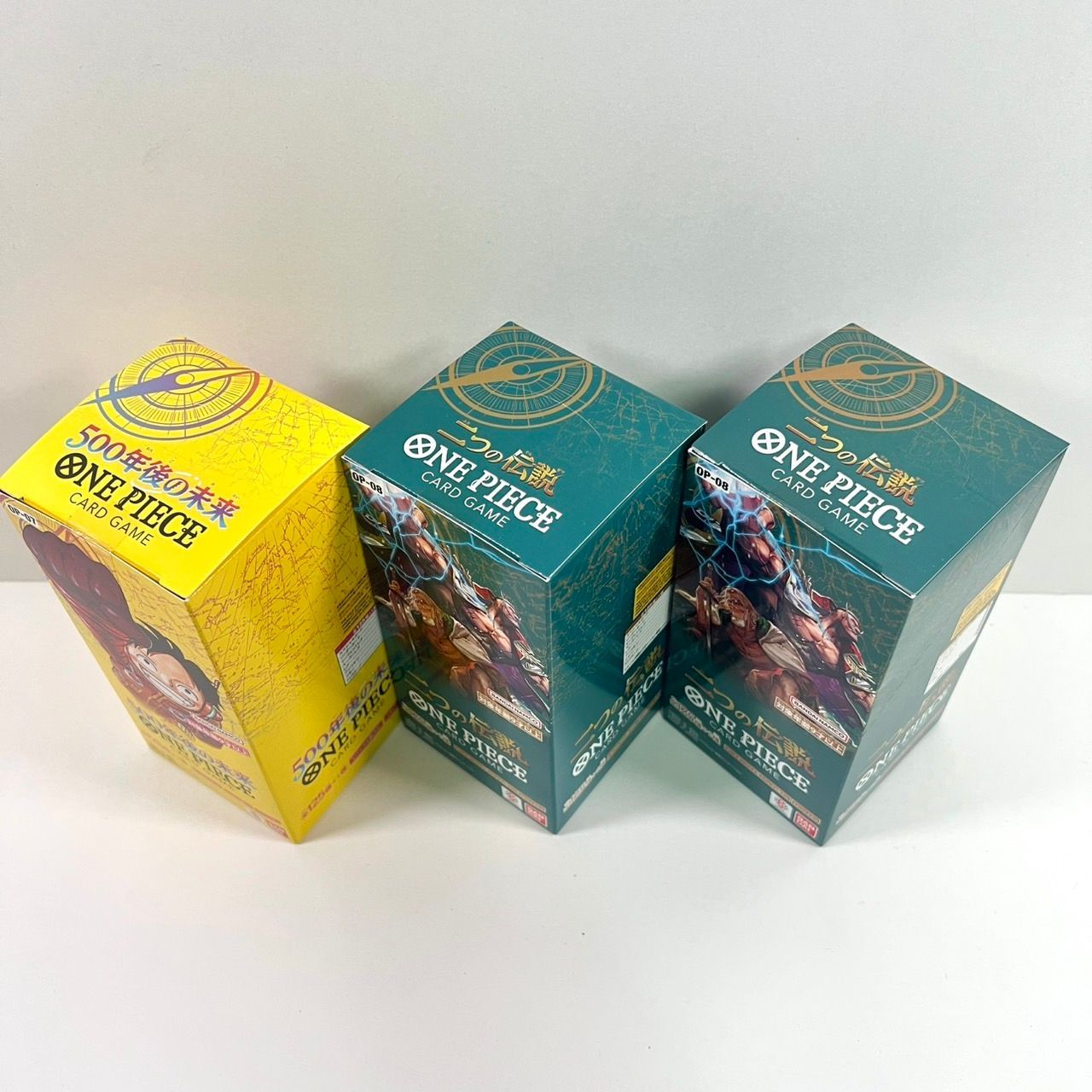 ONE PIECEカードゲーム 500年後の未来 + 二つの伝説 (2BOX) 合計3BOX