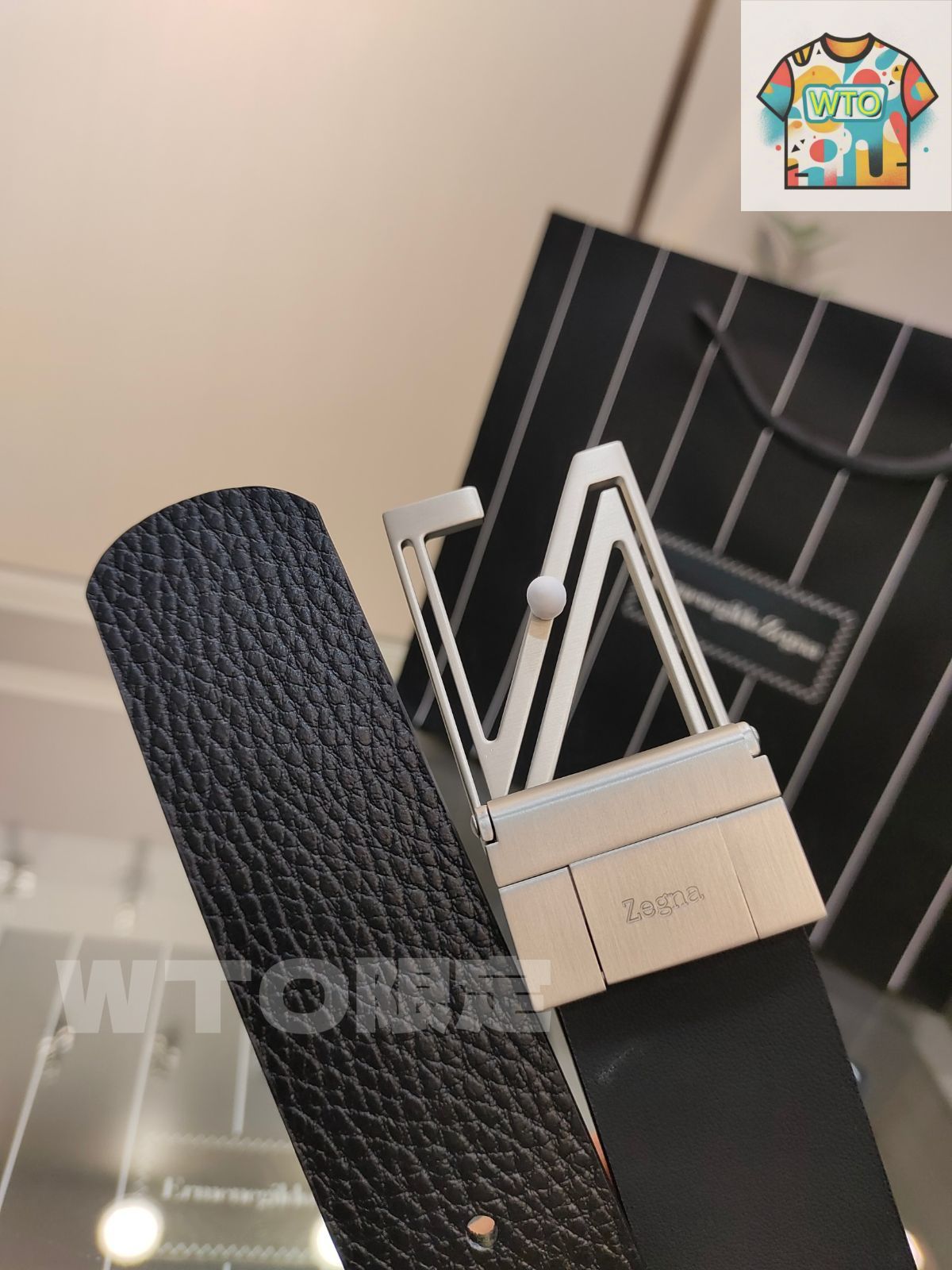 今日特価】Zegna Versatile メンズダブルレザーベルト - メルカリ