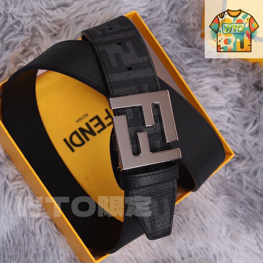 FENDI フェンディ 両面小牛革ベルト03 - メルカリ