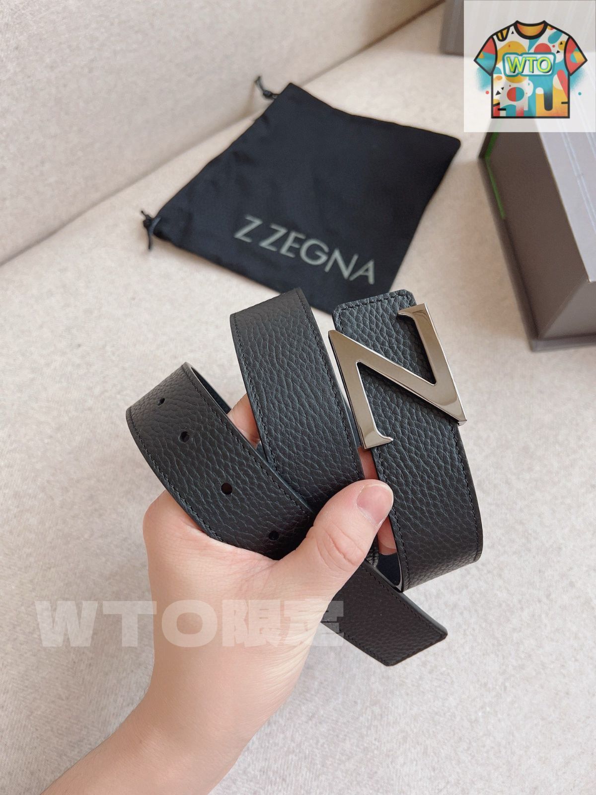 今日特価】Zegna ゼニア 極簡風 メンズベルト - メルカリ