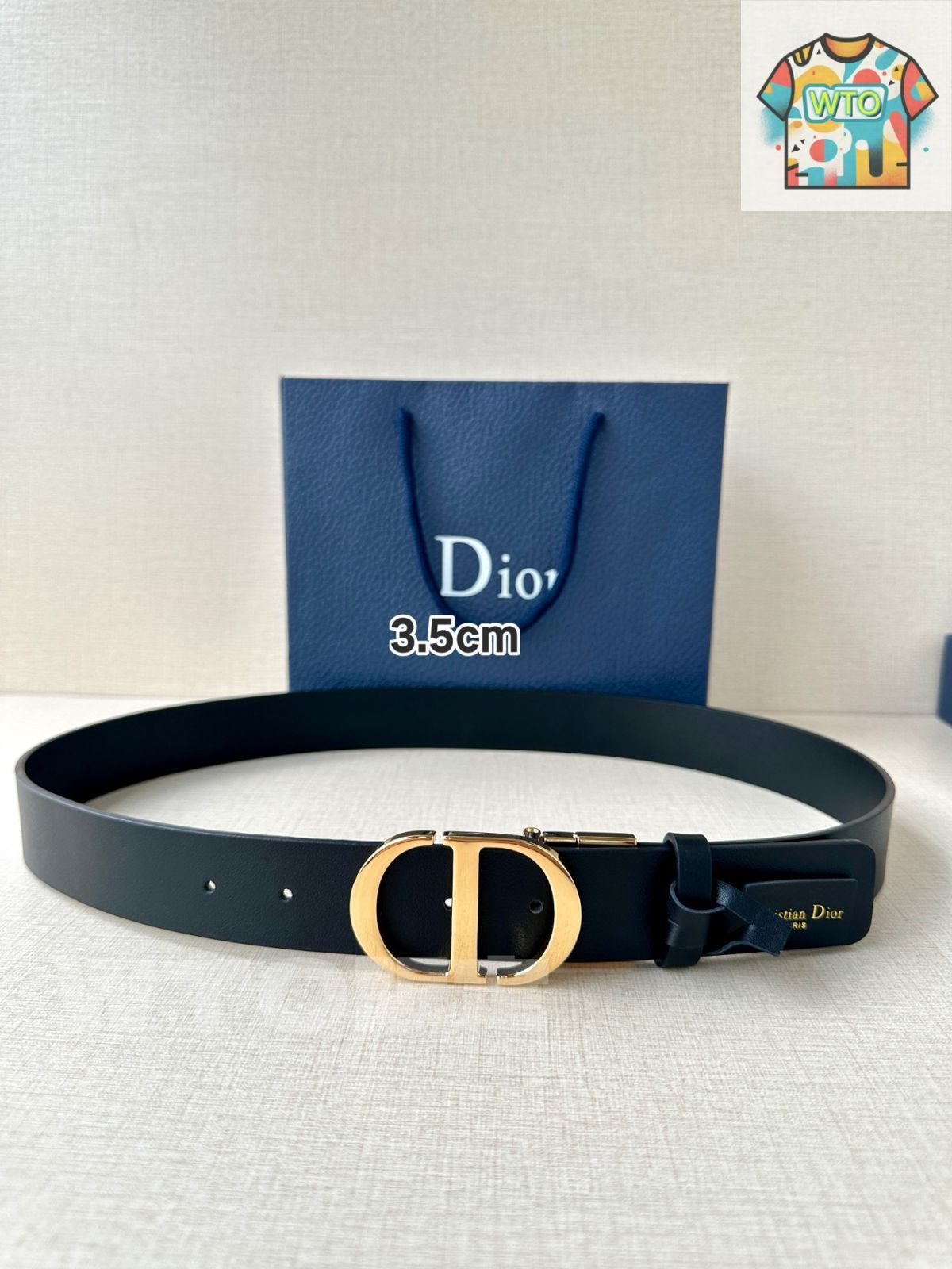 今日特価】Dior Montaigne リバーシブルベルト - メルカリ