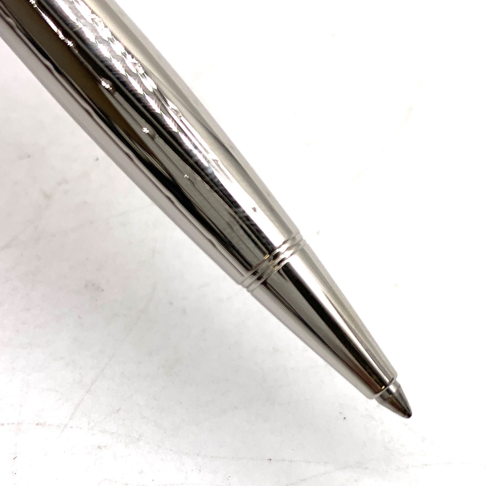 お買い得】PARKER ボールペン シルバー系 ケース付き - メルカリ