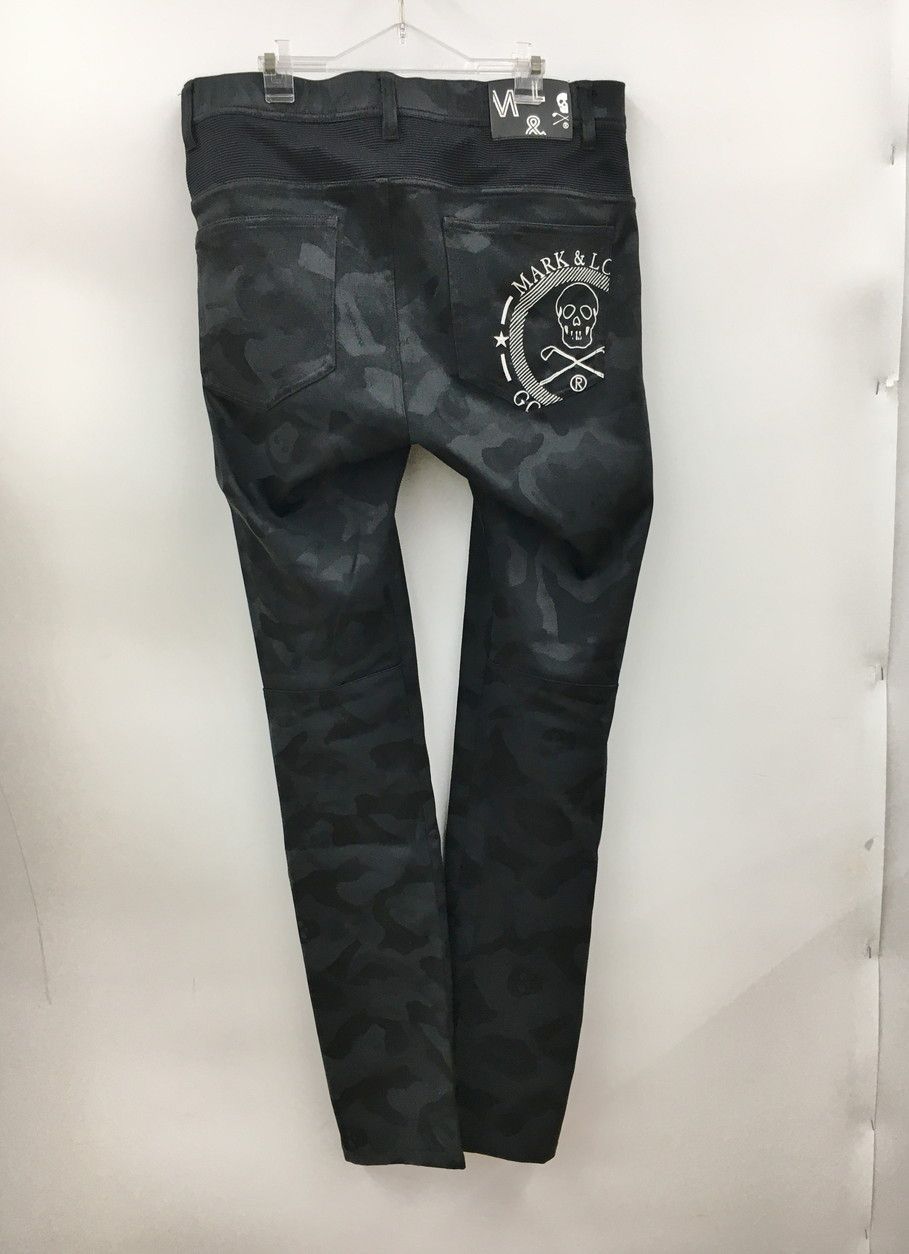 マークアンドロナ MARK & LONA コレクション ゴルフパンツ 46 カモフラ