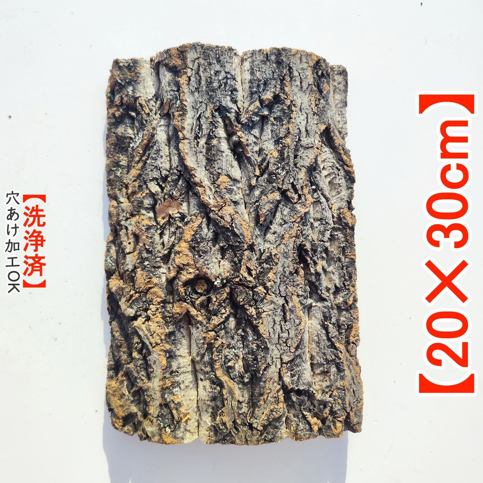 c1149 20×30cm コルク樹皮 コルク板 バージンコルク 穴あけ可 送料無料