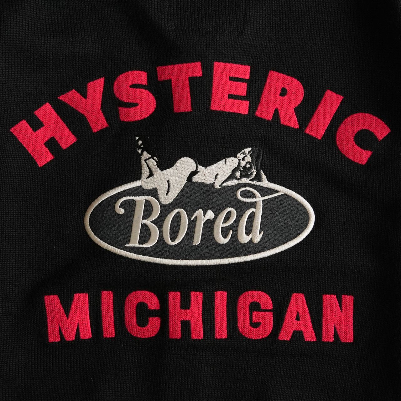 HYSTERIC GLAMOUR ヒステリックグラマー BORED MICHIGAN刺繍
