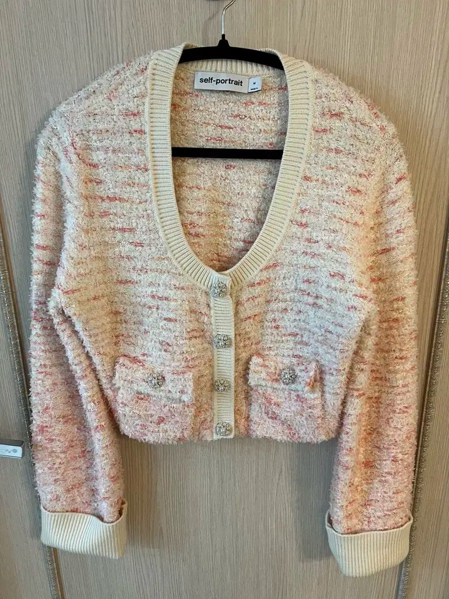 Self-Portrait（セルフ ポートレイト）　バイカラーカーディガン Self-Portrait（セルフ ポートレイト） バイカラーカーディガン SELF