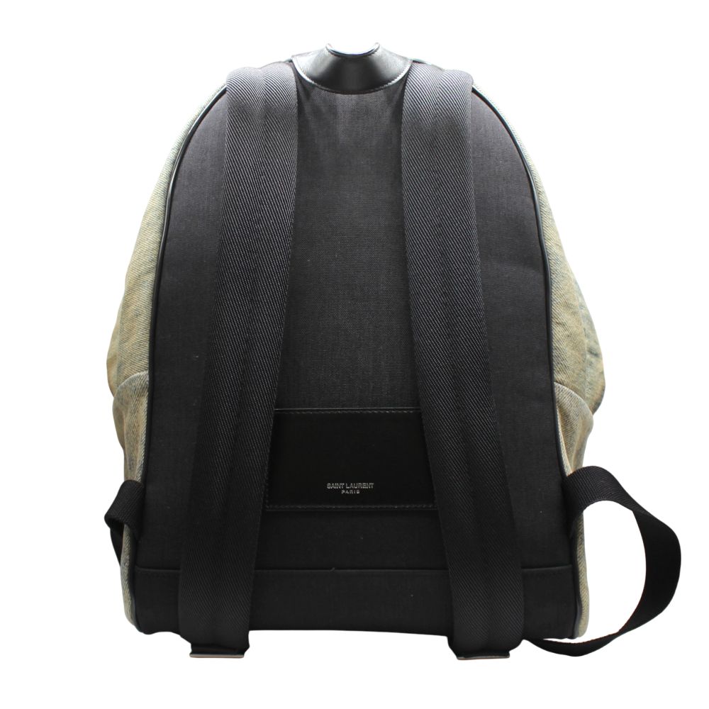 □SAINT LAURENT サンローラン 650617 デニムバックパック リュック