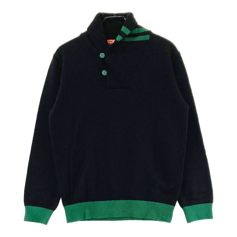 【美品】BEAMS GOLFビームスゴルフ セーター ニット ダークグリーン Ｌ サイズ：L BEAMS GOLF ビームスゴルフ ニットセーター ウール ブラック