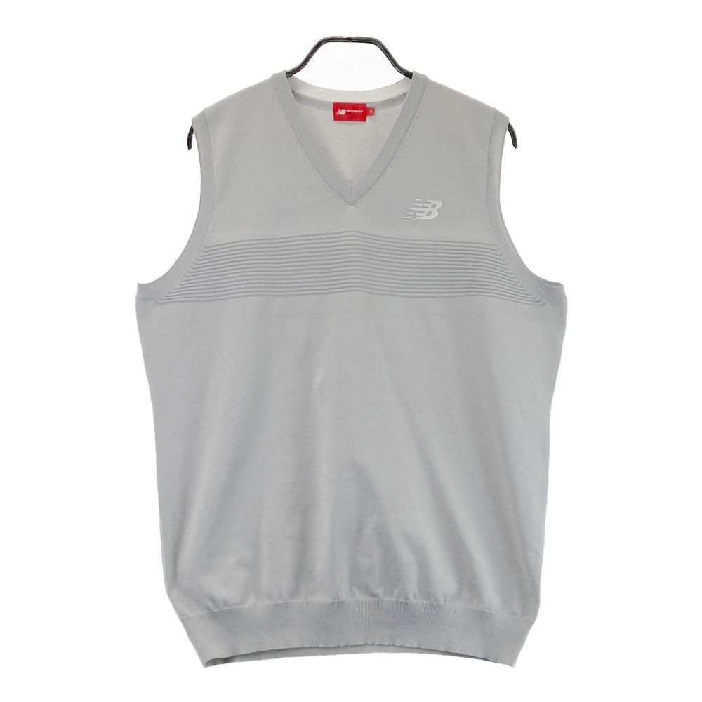 New Balance/ニューバランス ゴルフVネックベスト【グレー/７】美品！ サイズ：7 NEW BALANCE GOLF ニューバランス 2022年 ニットベスト