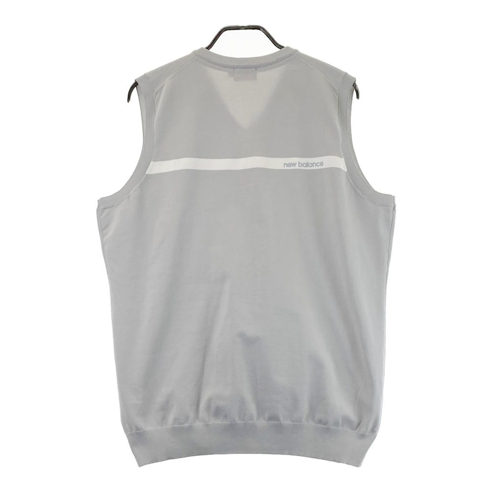 New Balance/ニューバランス ゴルフVネックベスト【グレー/７】美品！ サイズ：7 NEW BALANCE GOLF ニューバランス 2022年 ニットベスト