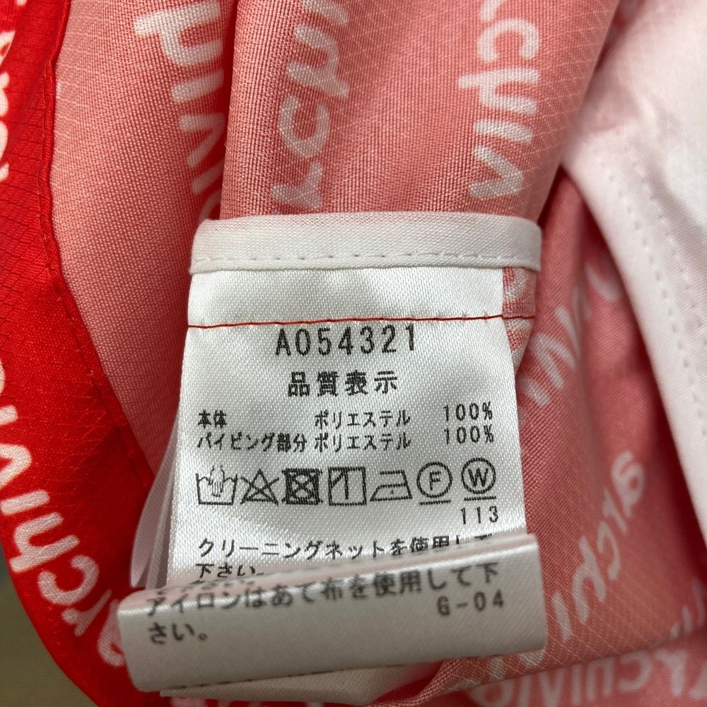 サイズ：40 ARCHIVIO アルチビオ ; ジップベスト ロゴ総柄 レッド系