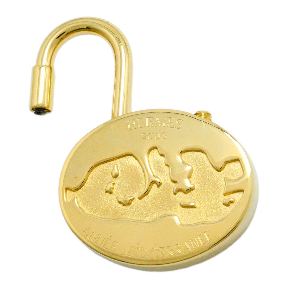 エルメス HERMES カデナ 2003限定 地中海 チャーム キーホルダー