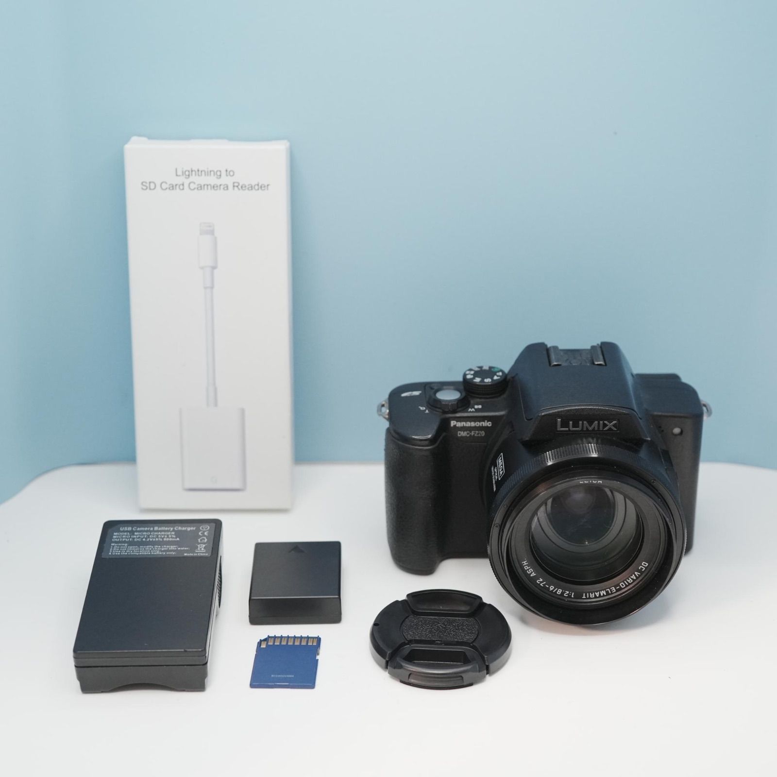 スマホ転送可 Panasonic DMC-FZ20 デジタルカメラSDカード付 スマホ転送可 Panasonic DMC-FZ20 デジタルカメラSDカード付 スマホ