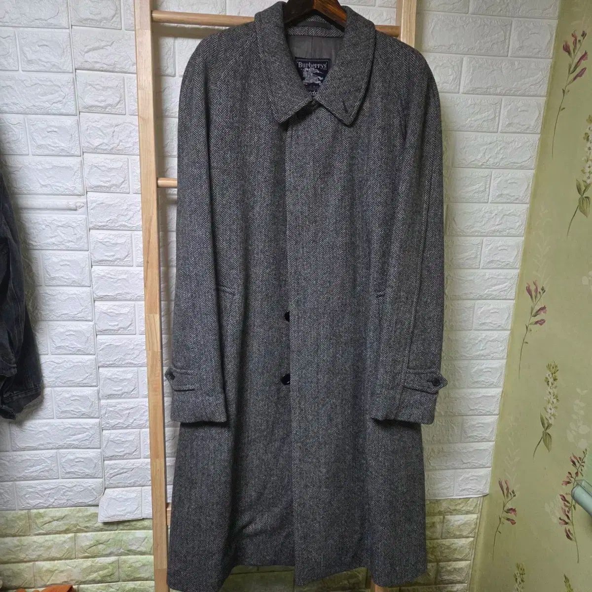 ヴィンテージ バーバリー スコティッシュ ツイード ヘリンボーン