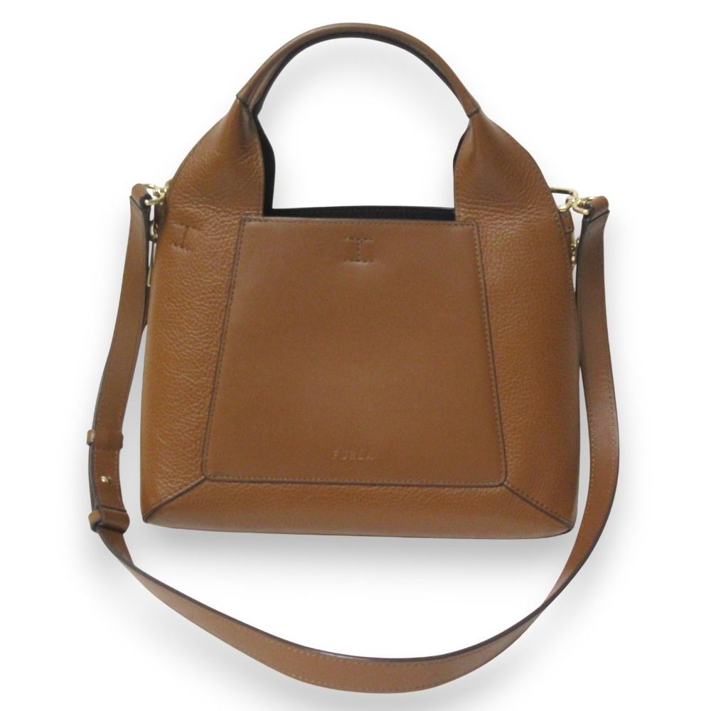 レディース 美品 FURLA フルラ GILDA M TOTE レザー 2WAY トートバッグ 