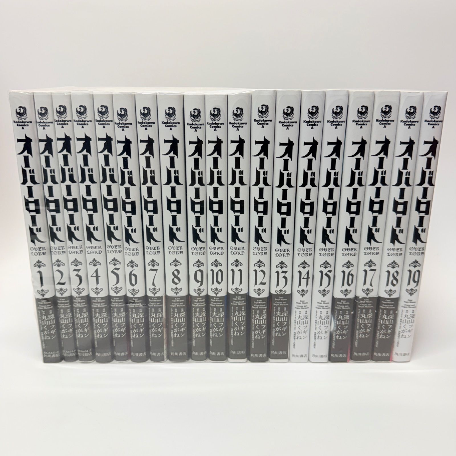 【全巻初版/帯・特典付】オーバーロード 1～19巻セット オーバーロード 全巻セット 1-19 - メルカリ