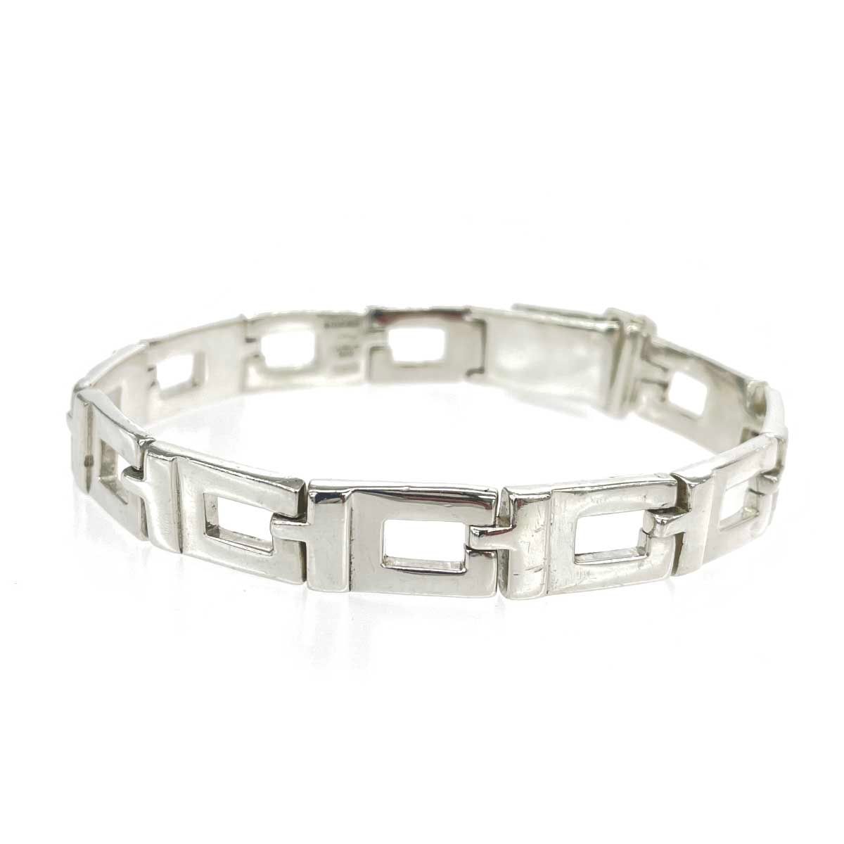 GUCCI グッチ SVブレスレット Gシェイプチェーン 925 シルバーカラー