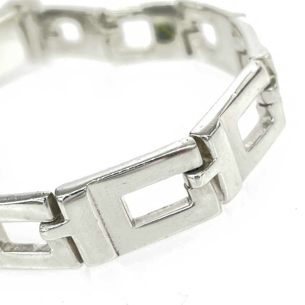 GUCCI グッチ SVブレスレット Gシェイプチェーン 925 シルバーカラー