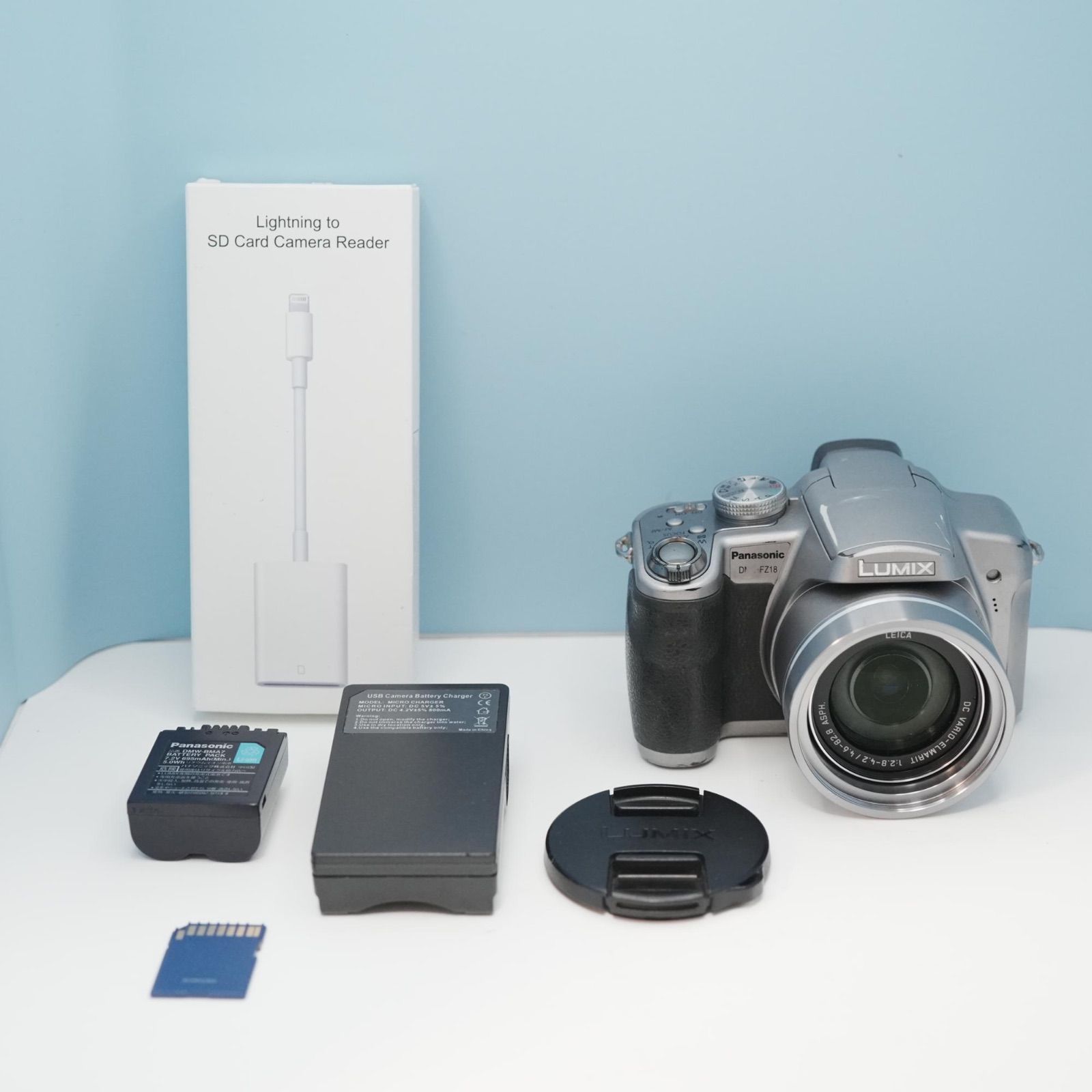 Panasonic LUMIX DMC-FZ18 デジカメ スマホ転送OK フルセット a5358 