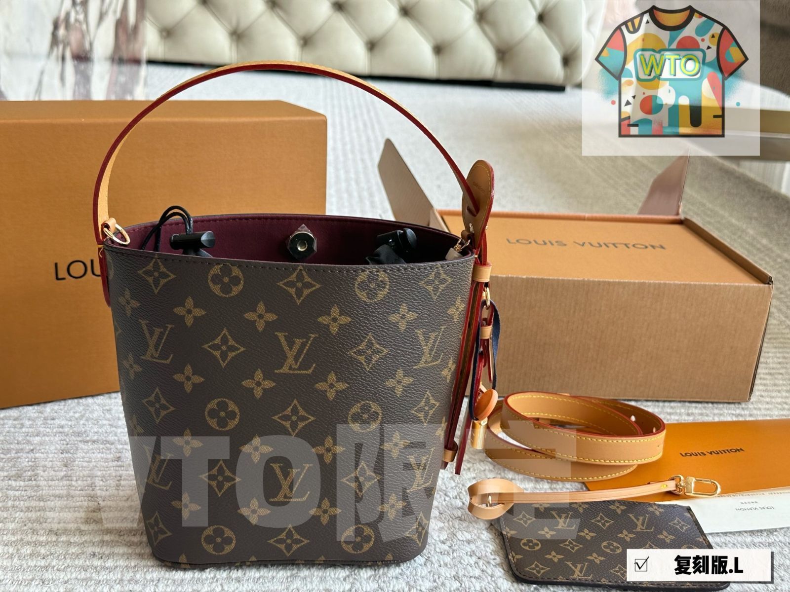 今日特価】LV 新品バケツバッグ 17×18cm - メルカリ