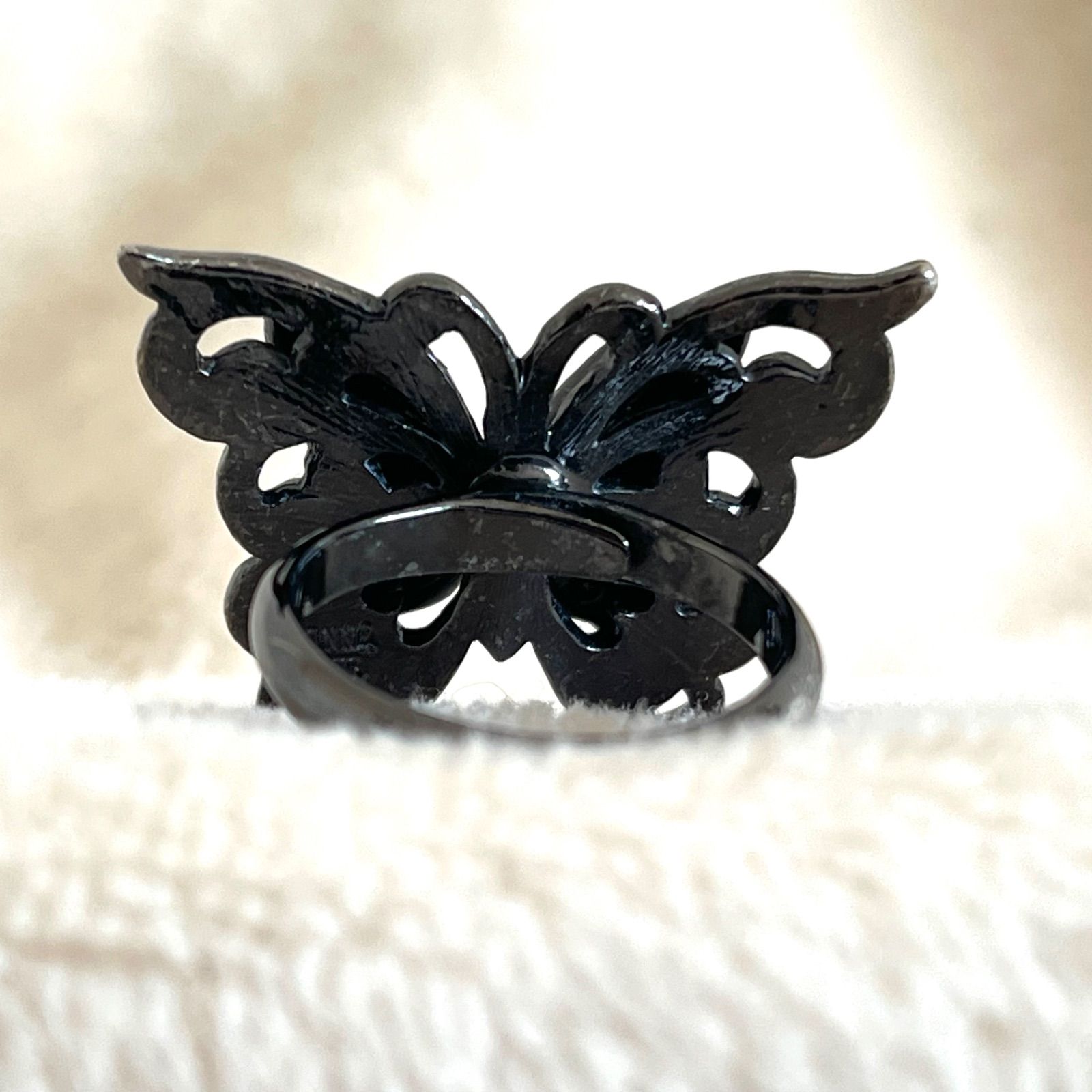 ANNA SUI アナスイ リング バタフライ 蝶 ブルー フリーサイズ - メルカリ