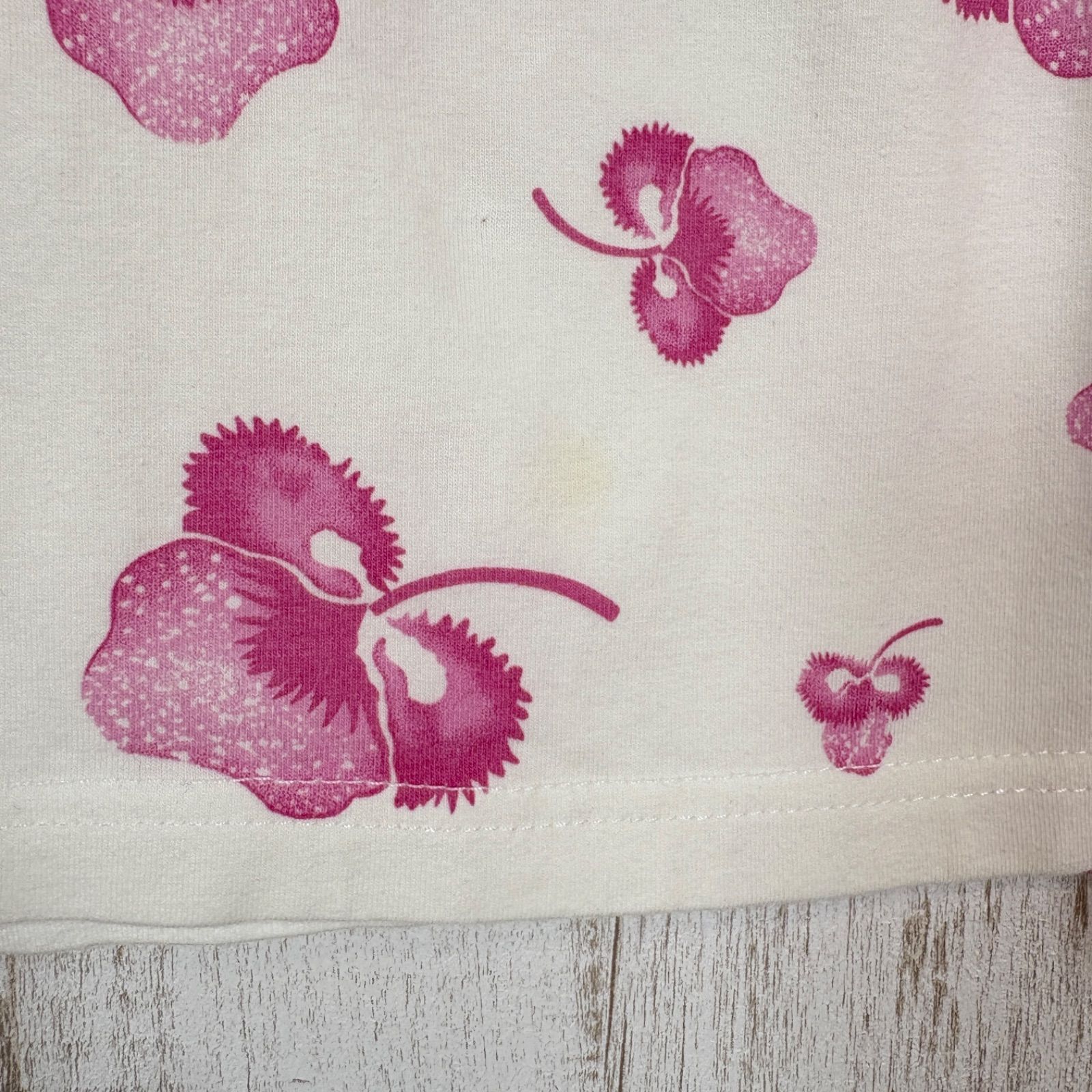 極美品 Dior ガリアーノ期 05ss 花柄リップ ピンナップガール Tシャツ Christian Dior by Galliano 2005 クリスチャンディオール ガリアーノ