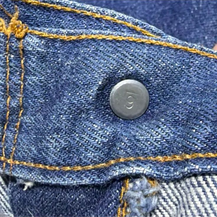 ヴィンテージ Levi's リーバイス 501 66前期 シングルステッチ 赤耳 黒