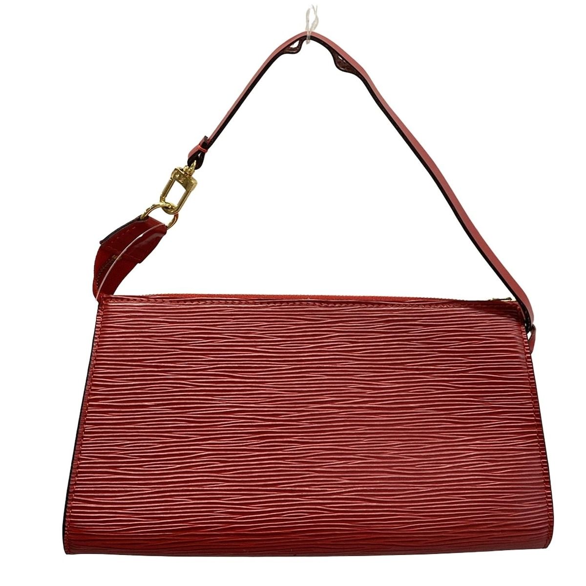 美品✨ LOUIS VUITTONヴィトン　エピポシェット　アクセソワール　赤 ルイ ヴィトン エピ ポシェット アクセソワール カスティリアンレッド