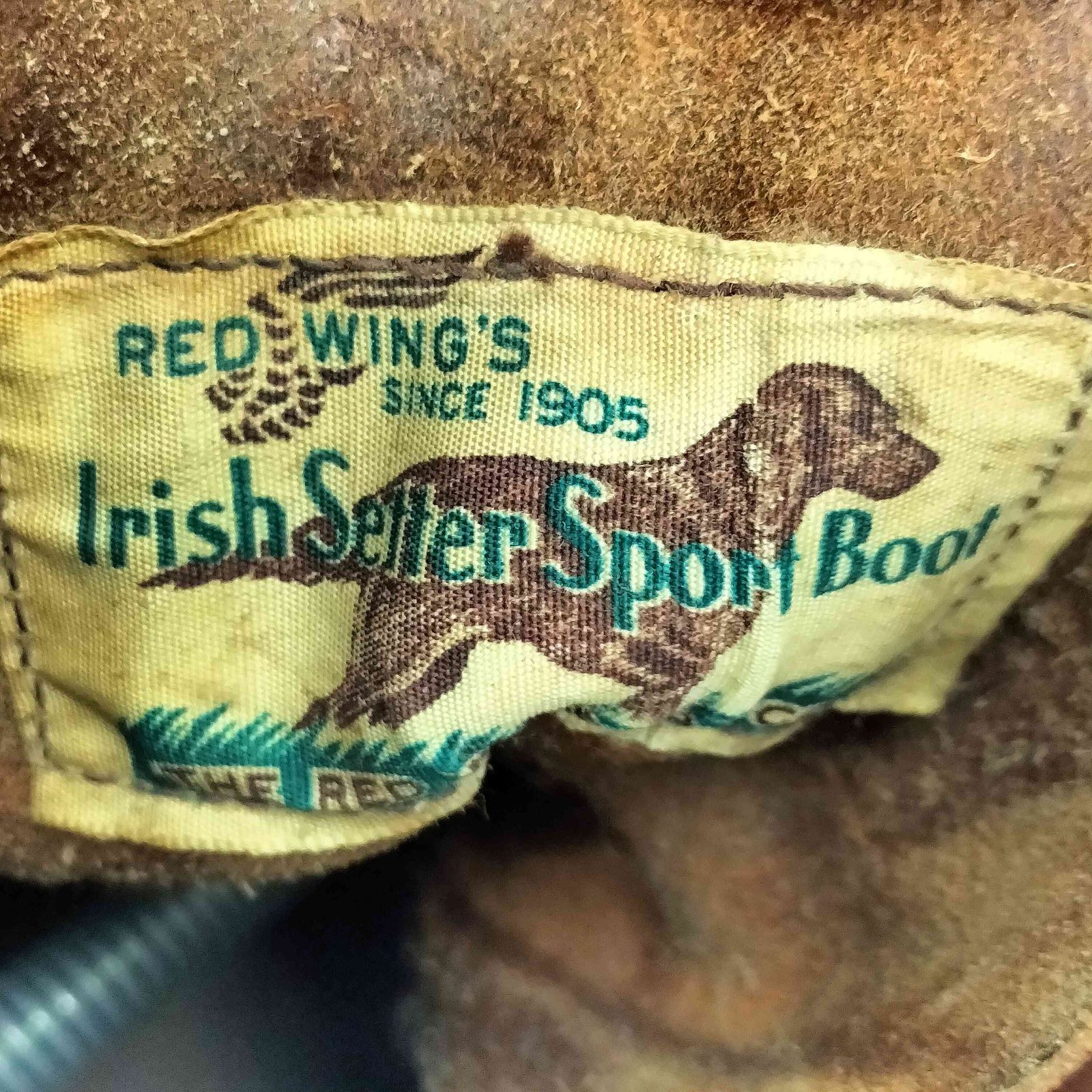 レッドウィング RED WING 60-70S 白 四角犬タグ 生産国表記なし Irish