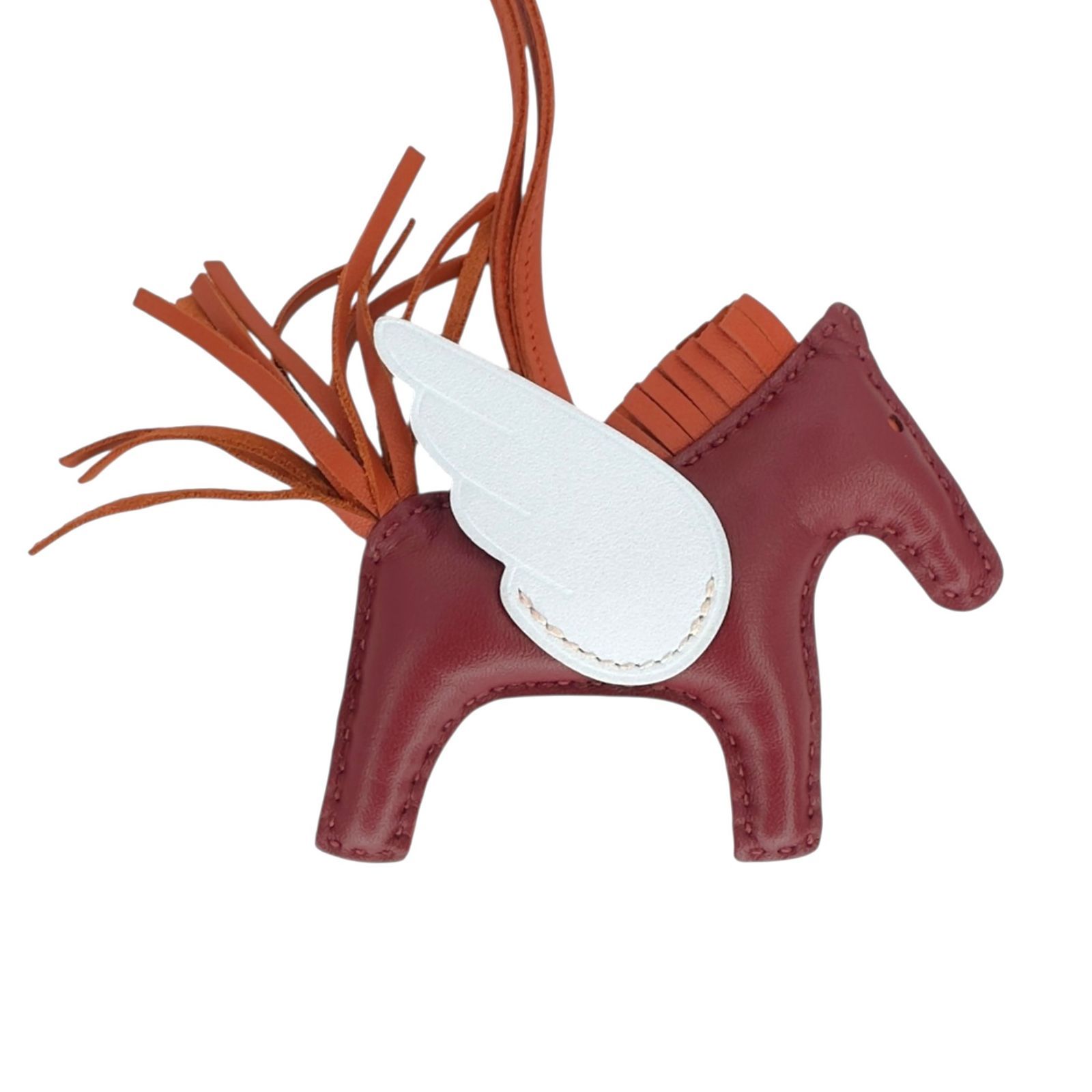 なゆ　エルメス ロデオ ペガサス PM U刻印 エルメス ロデオペガサスチャームPM U刻印 アニョーミロ クレ×ローズ