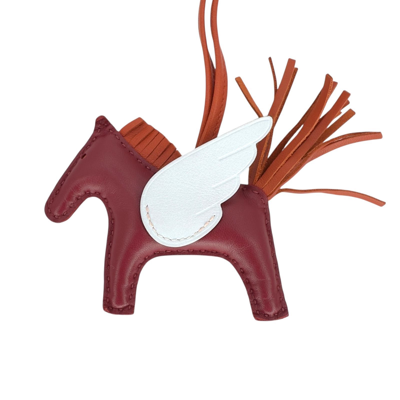 ❤未使用品❤ペガサスＰM ルージュセリエ エルメス U刻印 美しい翼 エルメス ロデオチャームペガサスPM ルージュセリエ/ルージュアッシュ