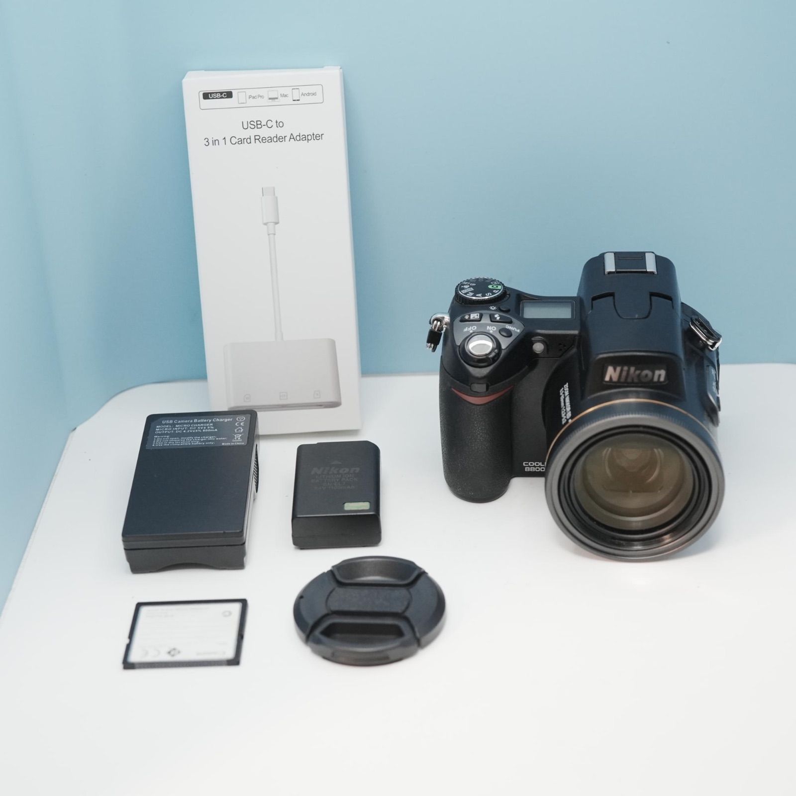 Nikon COOLPIX 8800 VR デジカメ スマホ転送OK フルセット 美品 a5353