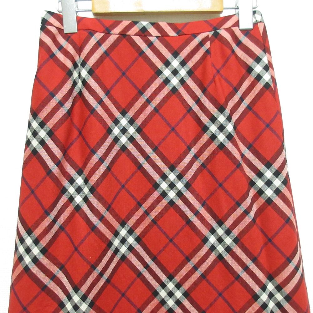 BURBERRY LONDON メガチェック Aライン スカート M 人気柄 良品 BURBERRY LONDON バーバリーロンドン チェック柄 Aライン ロング